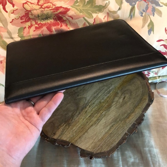 Portfolio Notepad Binder BLACK Career Jobsite Estimate Interview FauxLeather NEW - Picture 9 of 13